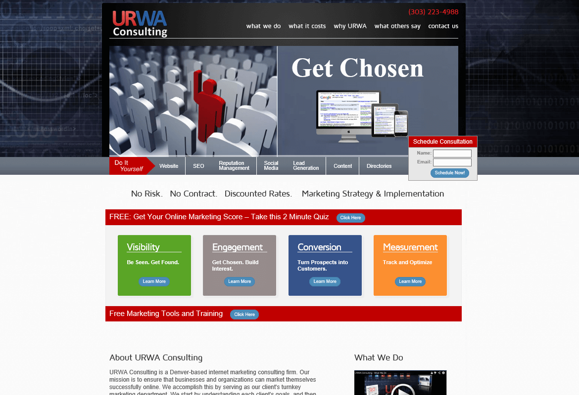 Screenshot of Custom e-Commerce Web Application for URWA Consulting